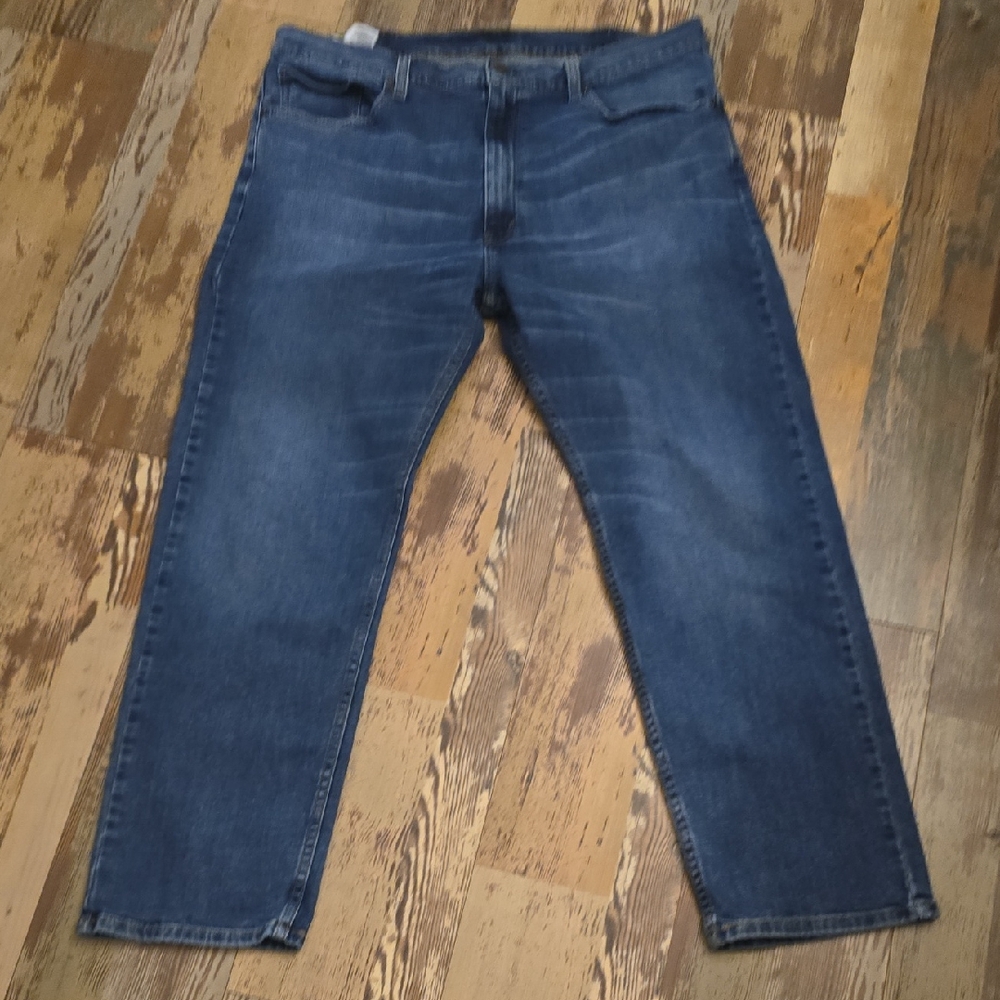 Levi's 505 Straight Leg Denim Blue Jeans Mens 40x30